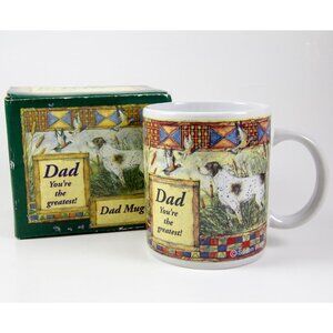 Susan Winget Dad You're The Greatest English Pointer Dog Coffee Mug NEW/box